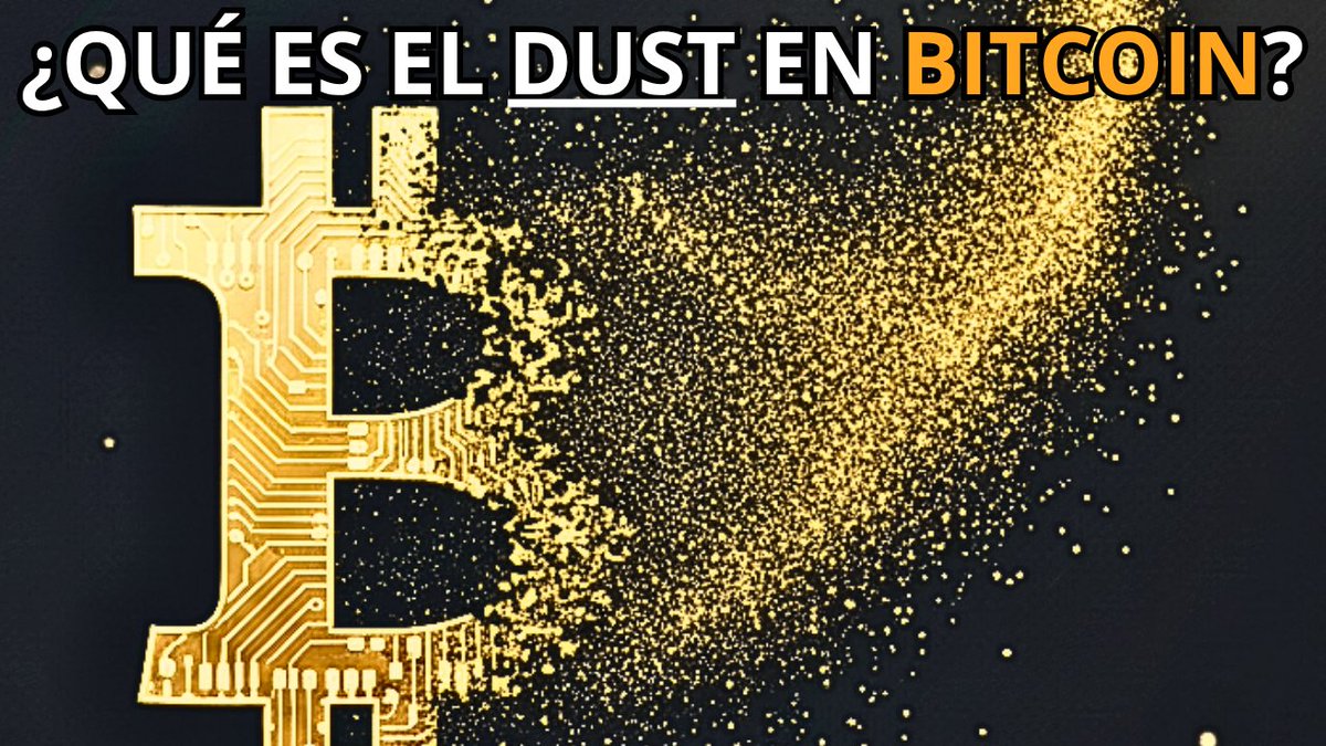 Btcdesdecero's tweet photo. ¿Qué es el DUST en Bitcoin? 🤔
En este video te explico qué es el dust en Bitcoin, por qué existen los umbrales mínimos de envío como 546 sats (Legacy) o 296 sats (SegWit)
¡Míralo aquí! 👉 https://t.co/N7Qql5Mko3
#DustingAttack #bitcoindesdecero #educaciónbitcoin #DustBitcoin https://t.co/H1DMyPHcgd
