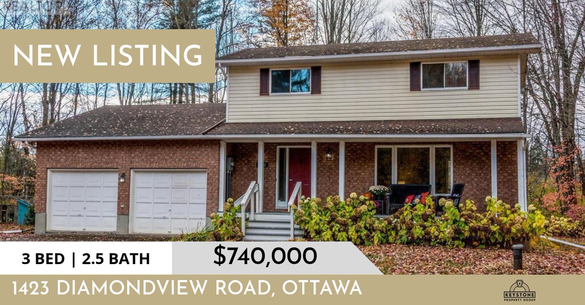 📍 New Listing 📍 Take a look at this fantastic new property that just hit the market located at 1423 Diamondview Road in Ottawa. Reach out here or at (613) 265-9300 for more information!

Listed by Sheila DeVries

Ian Soucy... homeforsale.at/1423_DIAMONDVI…