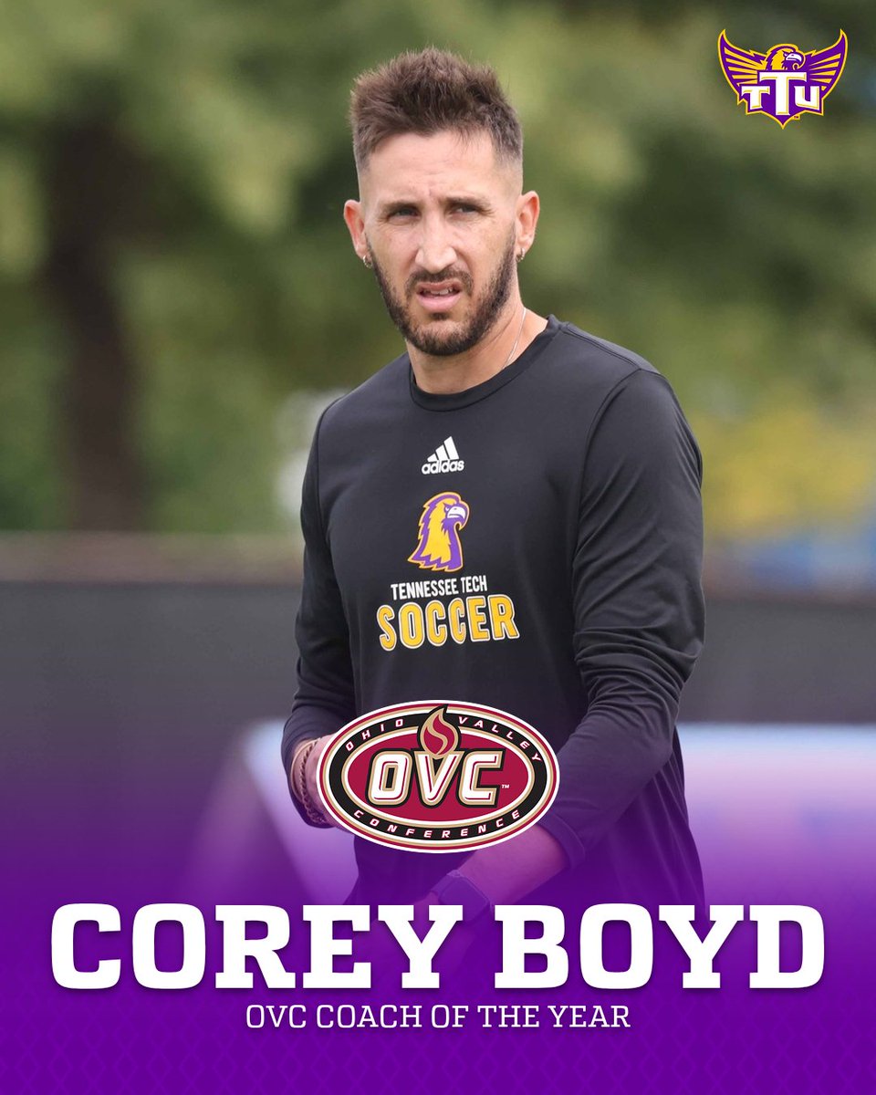 Congratulations to Corey Boyd on being named the OVC Coach of the Year!

#WingsUp #OVCIt