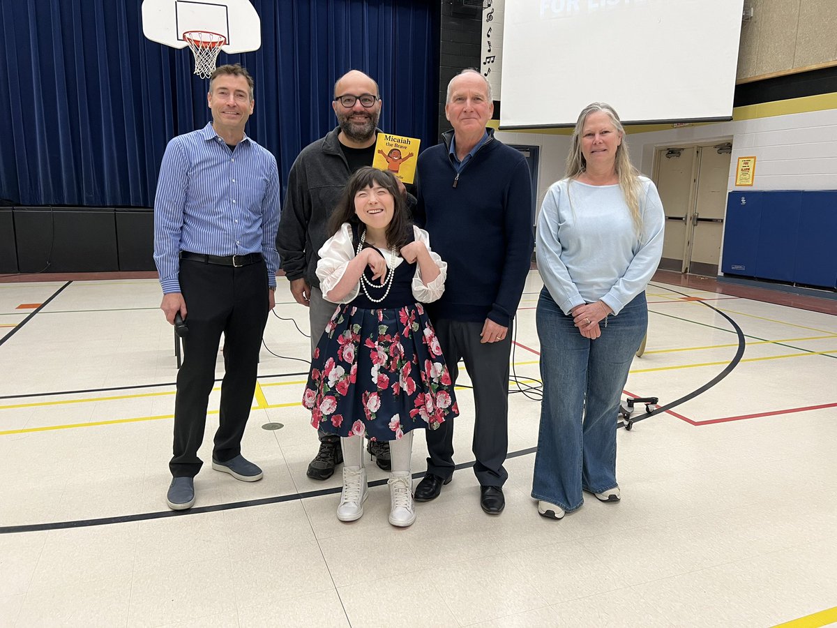 Huge thanks to Mr. Gibson, Principal, Ms. Sasso, VP, Mr. Cini, librarian &amp; all <a href="/StLukeDPCDSB/">StLukeDPCDSB</a> for welcoming me so beautifully 💙 Your attentiveness &amp; kindness made my presentation unforgettable! <a href="/DPCDSBSchools/">Dufferin-Peel Catholic District School Board</a> <a href="/HCDSB/">Halton Catholic DSB</a> <a href="/TCDSB/">Toronto Catholic District School Board</a> <a href="/YCDSB/">York Catholic District School Board</a> <a href="/cscmonavenir/">Csc MonAvenir</a>