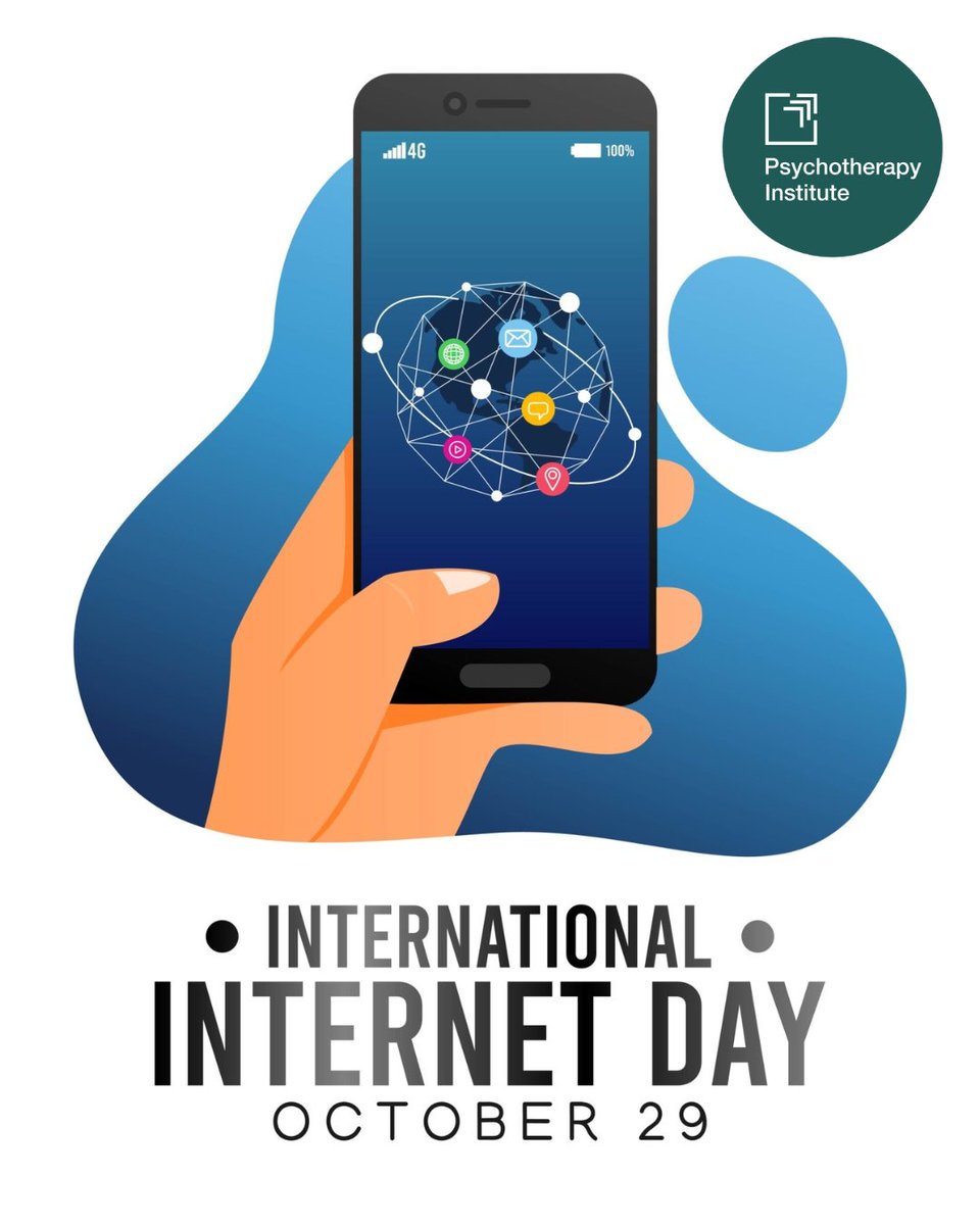 Psychotherapy Institute supports National Internet Day (just don't get addicted to your tech!) 
 #InternetDay #DigitalWellbeing #MentalHealthMatters #PsychotherapyInstitute #InternetAwareness