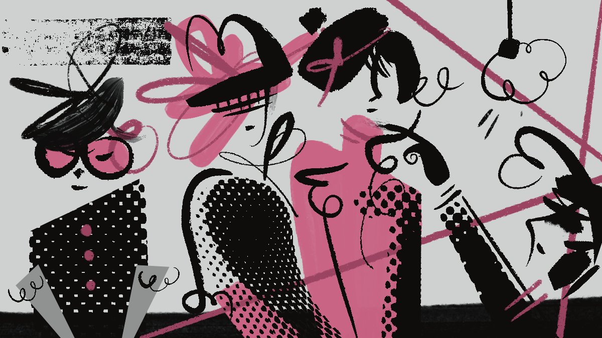 ela_elais's tweet image. GM! Kicking off an abstract expression project, expect tons of doodles and a modern vibe. Hope you guys dig it :)