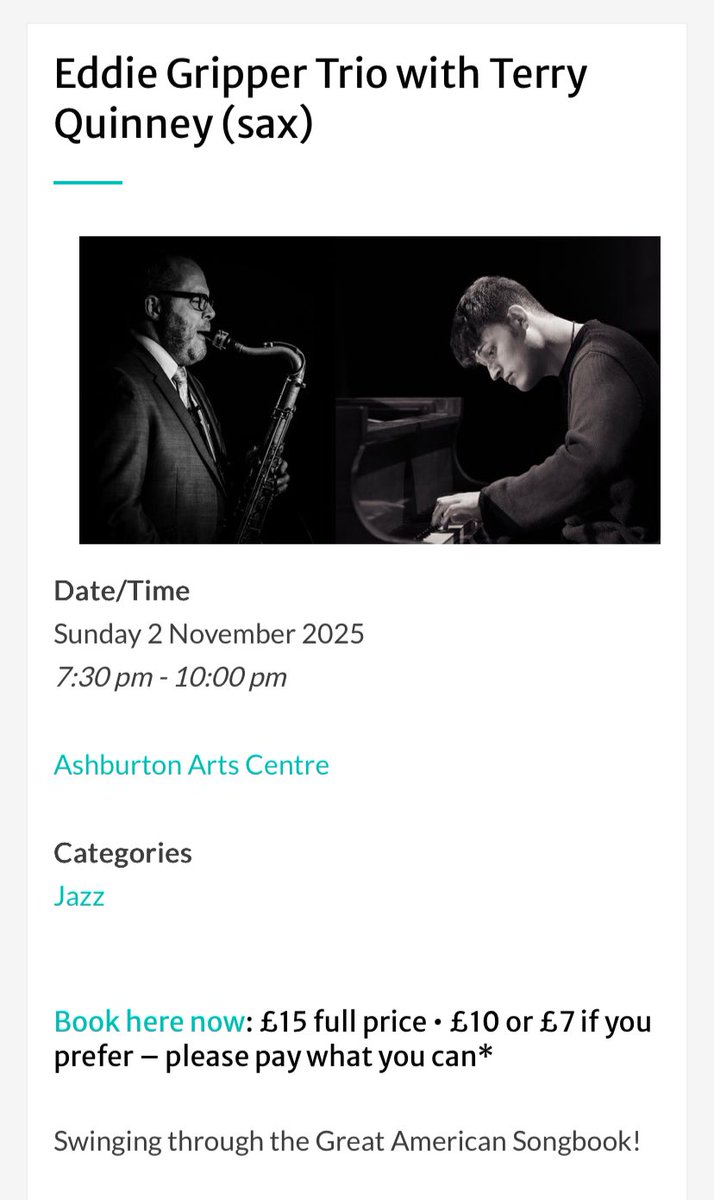 Really looking forward to this on Sunday.