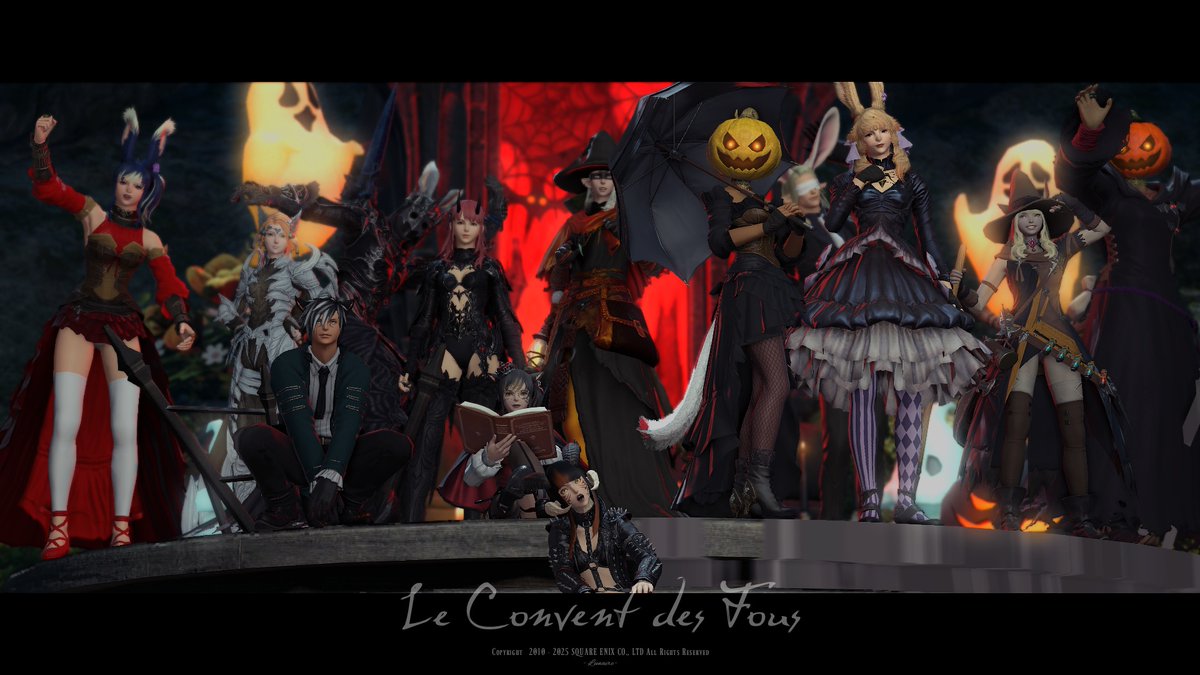 ConventDesFous's tweet photo. 🎃📷#GPOSERS #FFXIV #FF14 #XIV_PICTCLIP #FFXIVScreenshots #ConventdesFous #Halloween2025 https://t.co/z8Da2BqyNP