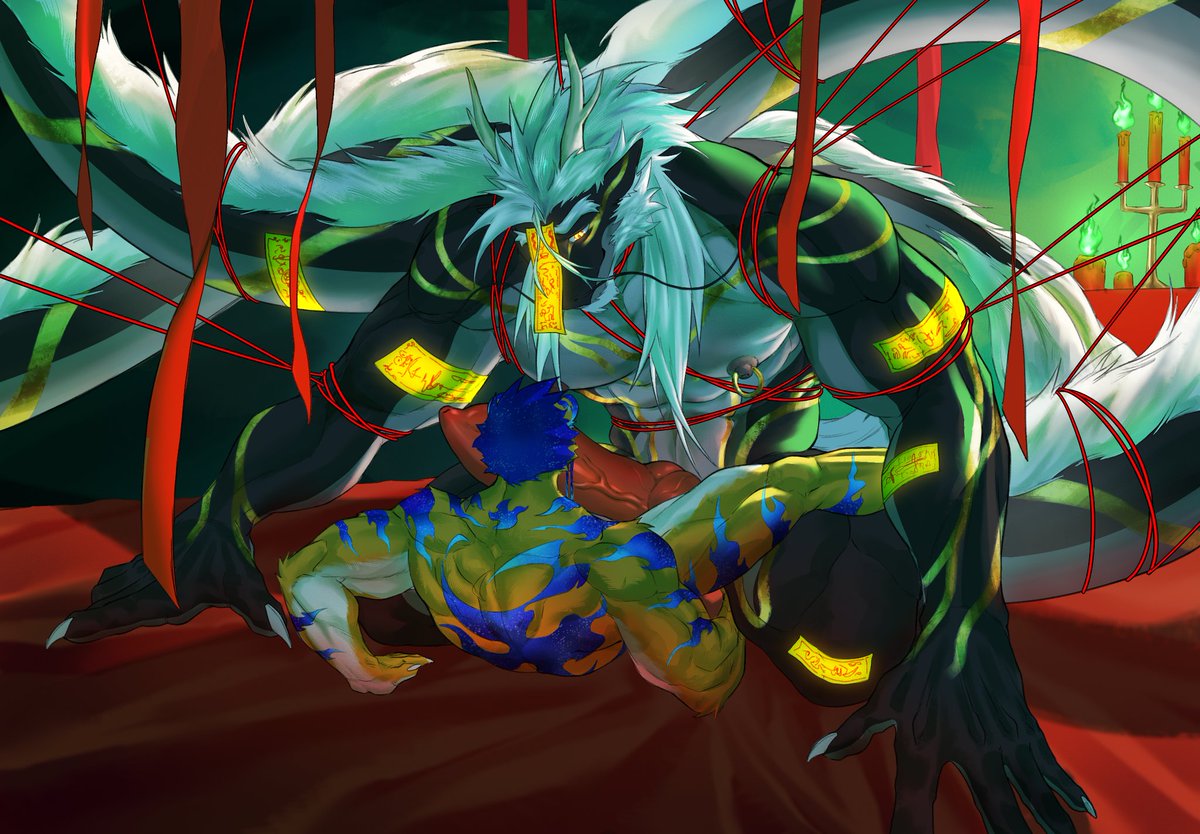 fvudhu's tweet photo. 小娘子，过了今晚我们就是夫妻，怎么还如此害怕？别浪费时间了，快快把红绳解开。 https://t.co/orLowmrhKt