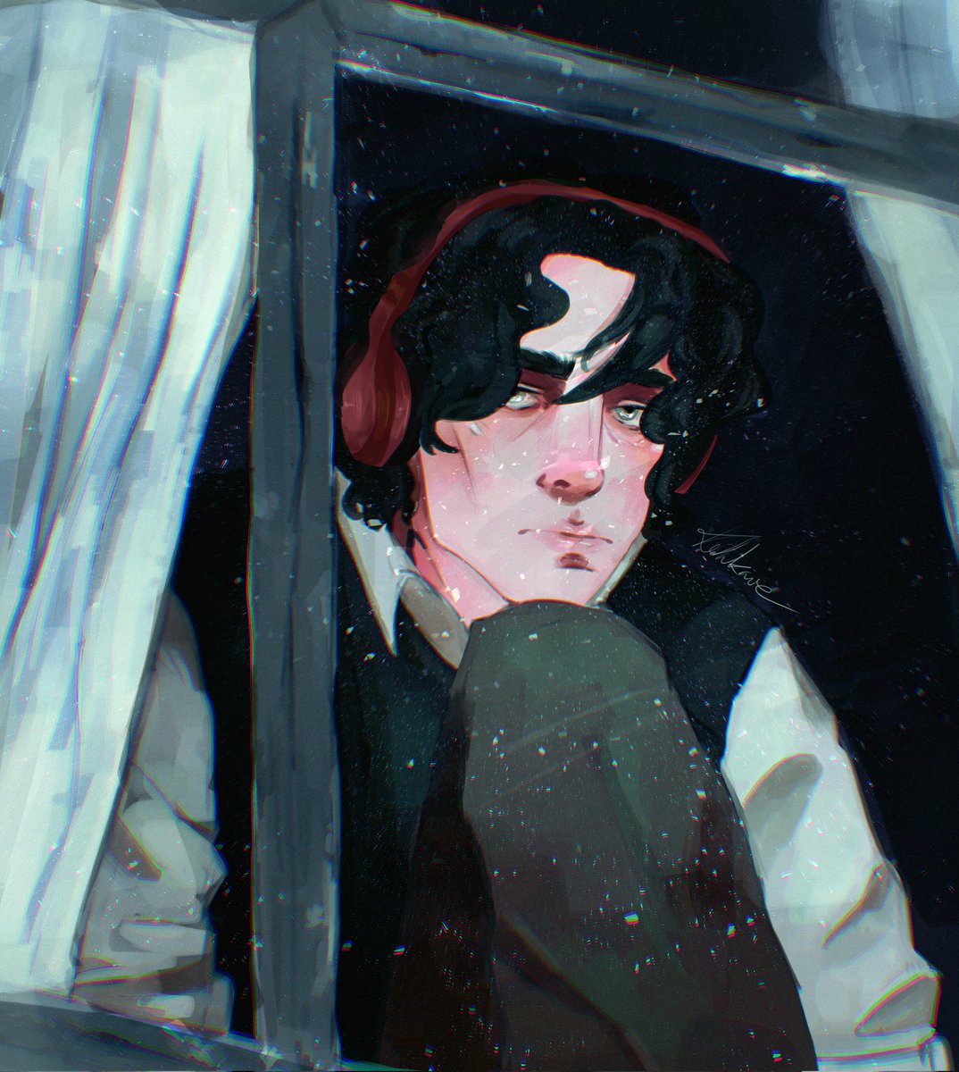 kotwkawie's tweet image. ty being angsty at the scholomance #tsc #fanart #shadowhunters