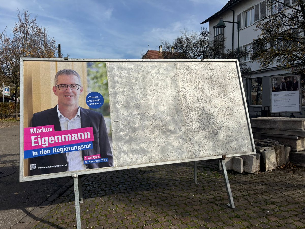Der 2. Wahlgang ist in vollem Gange. Die neuen Plakate hängen und wir geben Vollgas!

Jede Stimme zählt!