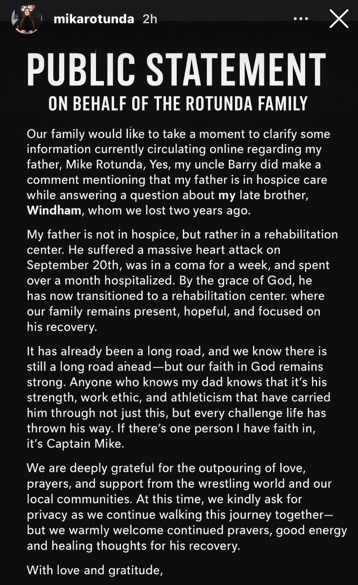 Here’s an update on WWE Hall of Famer Mike Rotunda.

<a href="/TheDLewPodcast/">The D-Lew Podcast on BLEAV</a> 
<a href="/LewSieteMedia/">Lew Siete Media</a>