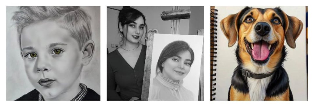 Featured Artwork 3: Expressive individual portrait with fine lines, suited for modern decor.