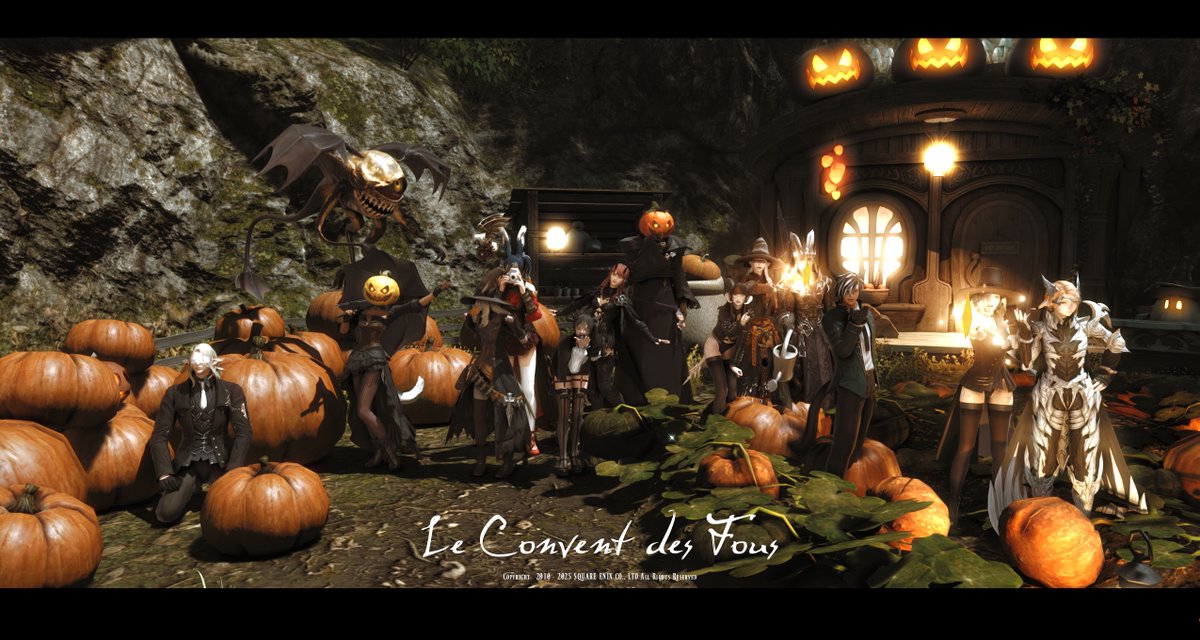ConventDesFous's tweet photo. 🎃📷#GPOSERS #FFXIV #FF14 #XIV_PICTCLIP #FFXIVScreenshots #ConventdesFous #Halloween2025 https://t.co/Zfur7aZz1t