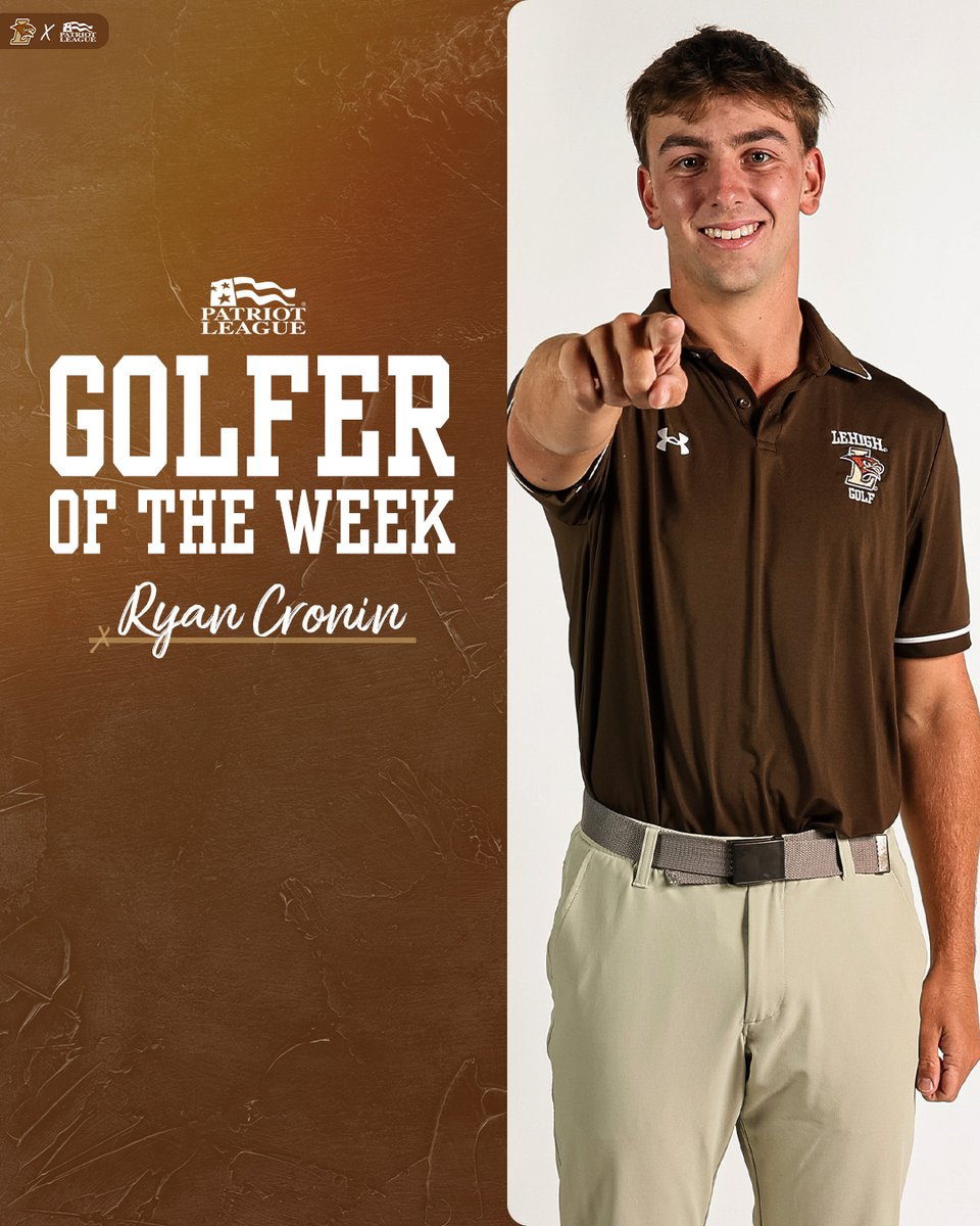 The Lehigh Invitational Tri-Medalist is the Golfer of the Week in the PL!

lehighsports.com/news/2025/10/2…