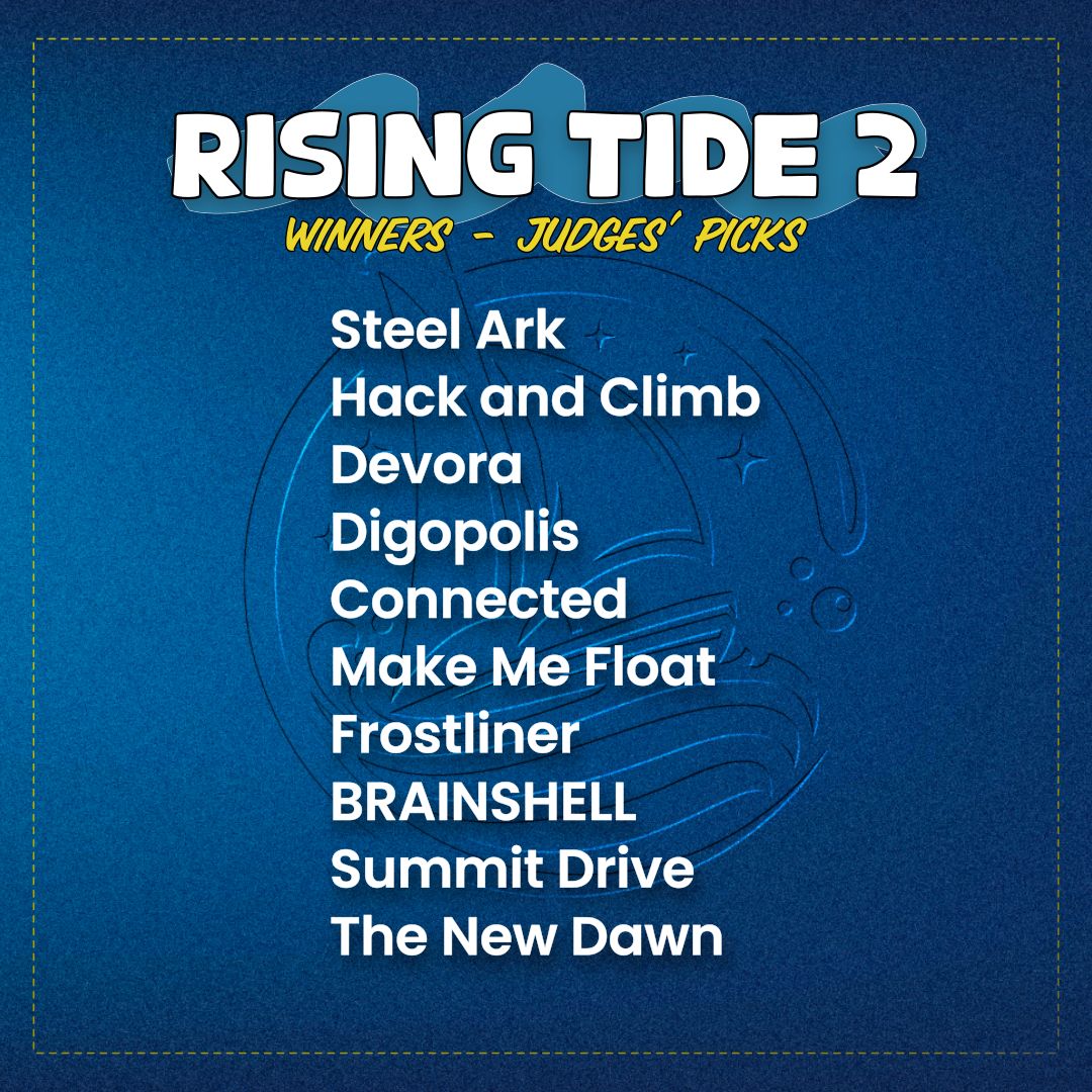 BlueOcean_Games's tweet image. 📢 TODAY&apos;S THE DAY! 

Congratulations to all the #RisingTide2 winners and a huge thank you to everyone who took part in the second Rising Tide Challenge! The skill and creativity from every participant truly raised the bar, and putting your work out into the world is a massive…
