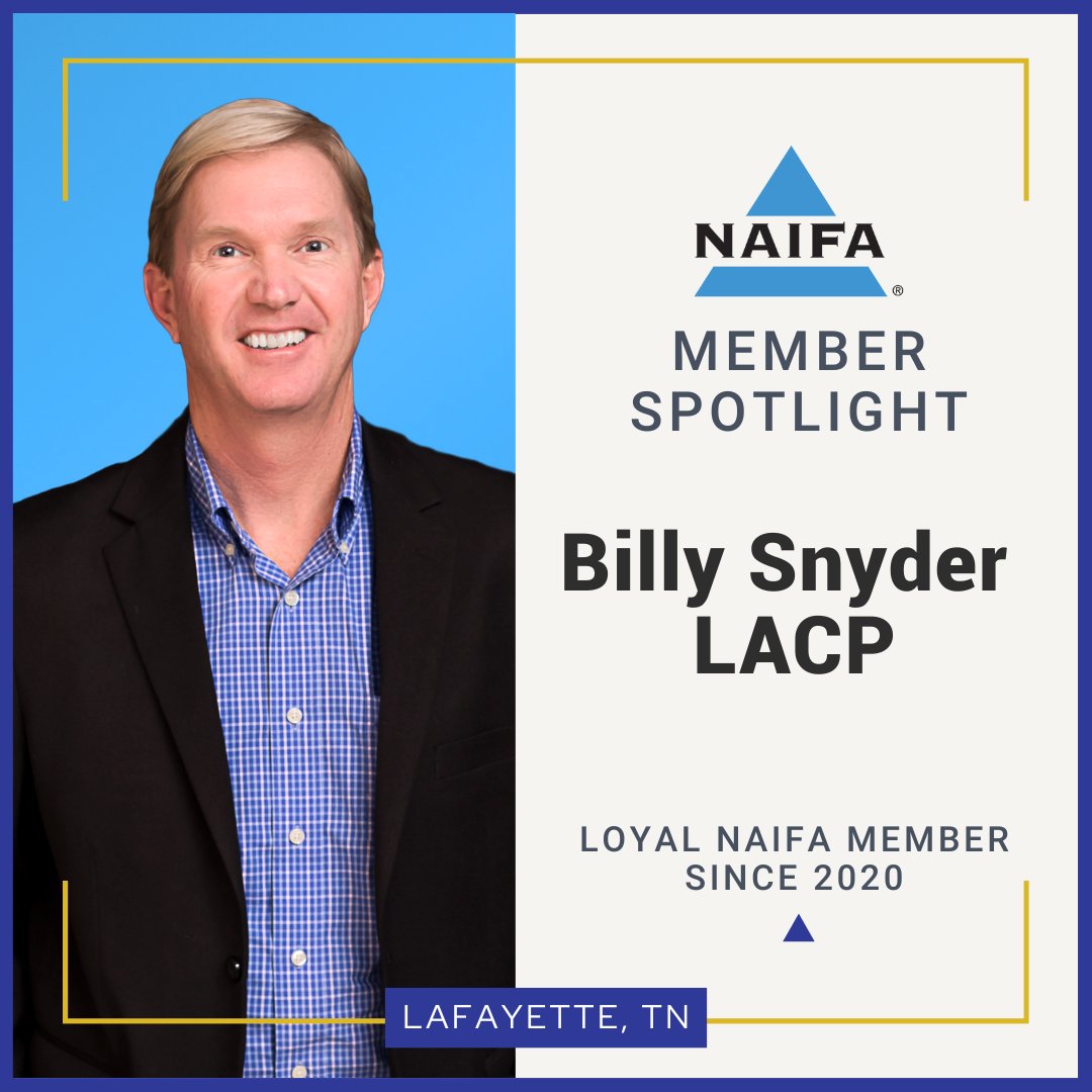 Ever wonder what makes a trusted advisor stand out? Billy Snyder, LACP, has spent two decades building a community-first insurance practice grounded in care &amp; integrity. Discover how Billy &amp; NAIFA are raising the bar in Tennessee! 👏 Read more: hubs.ly/Q03QPYch0
#NAIFAProud
