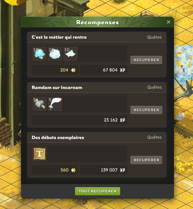 Fin d'incarnam x8 ! 🥳🥳
C'est quand même long la préparation pour les 8 comptes, entre performance, interface etc 😅