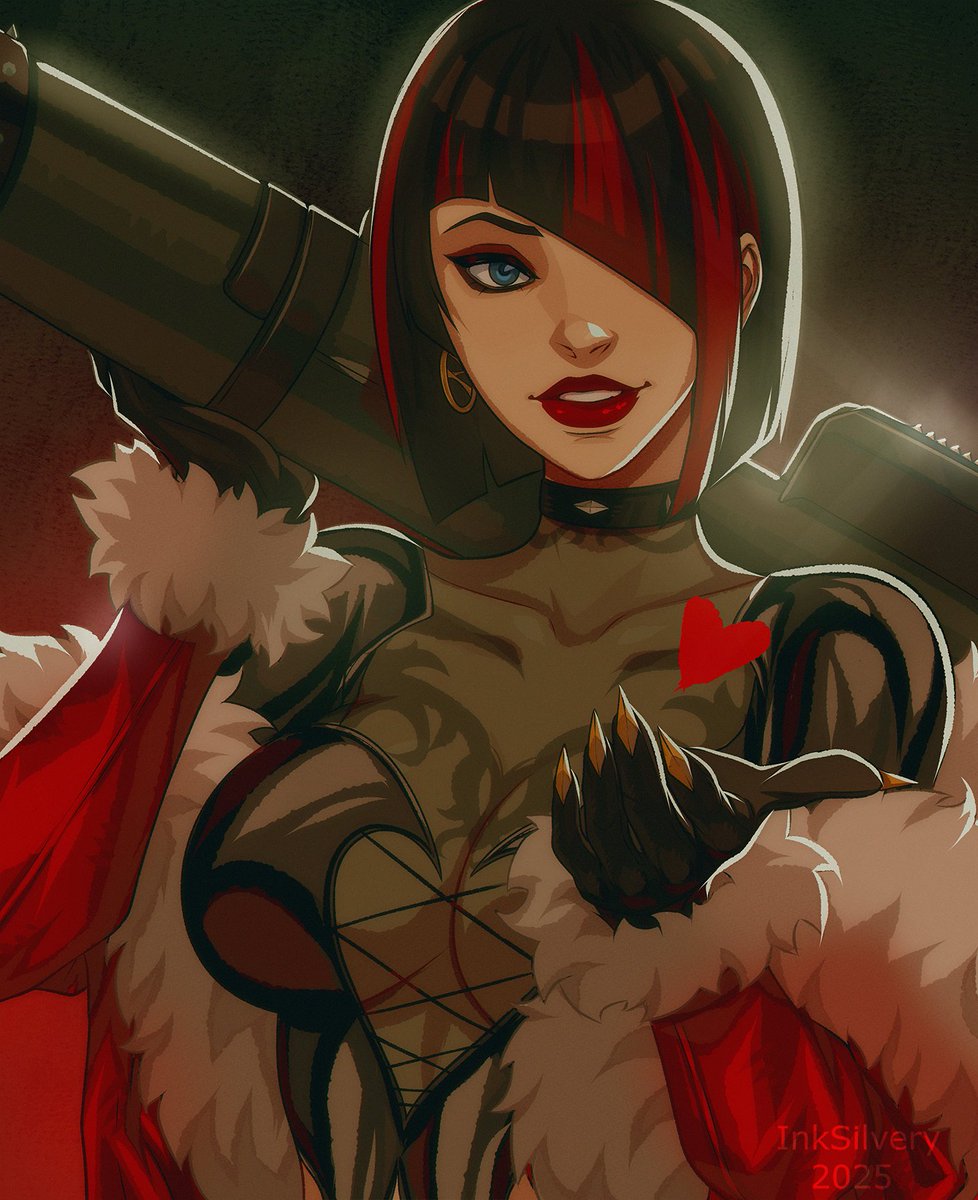 Catch the heart ❤️💋

Finally! I made fanart with Anna Williams after so much time 

#TEKKEN8