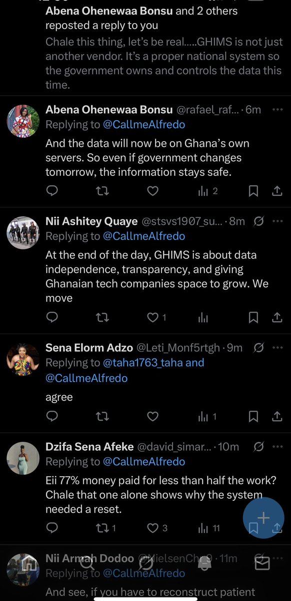 One of the markers of “state enchantment” projects I’ve noticed over the past few years is the deployment of bots to push the message. Looks like the Ghana Healthcare Information Management System is off to a great start 😁