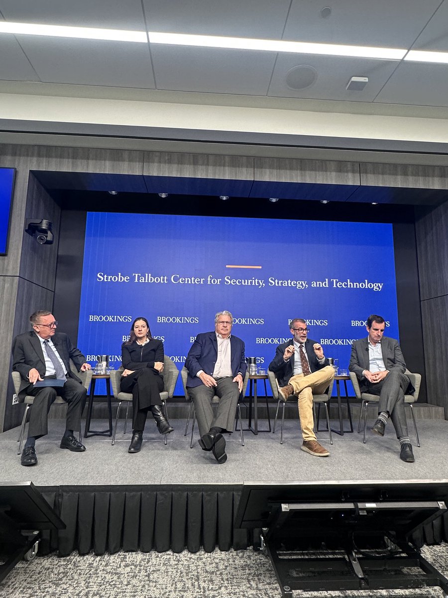 <a href="/RepAdamSmith/">Rep. Adam Smith</a> Our panel on the U.S. national security strategy is up next! Jeffrey Feltman, <a href="/VFelbabBrown/">Vanda Felbab-Brown</a>, Robert Kagan, <a href="/JoshRovner1/">Josh Rovner</a>, and <a href="/thomaswright08/">Tom Wright</a> discuss.