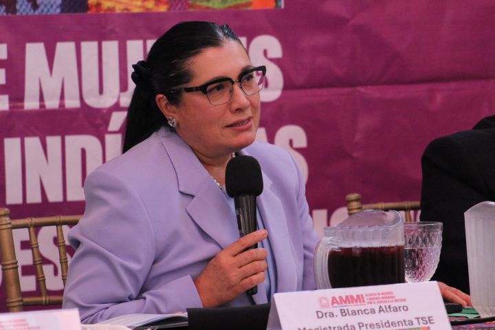 La magistrada vocal III en funciones de Presidencia del #TSEGuatemala, Blanca Alfaro, participó en un conservatorio organizado por @alianzammi, en el marco de las próximas elecciones generales en 2027.

Durante su intervención, Alfaro destacó la importancia de la participación