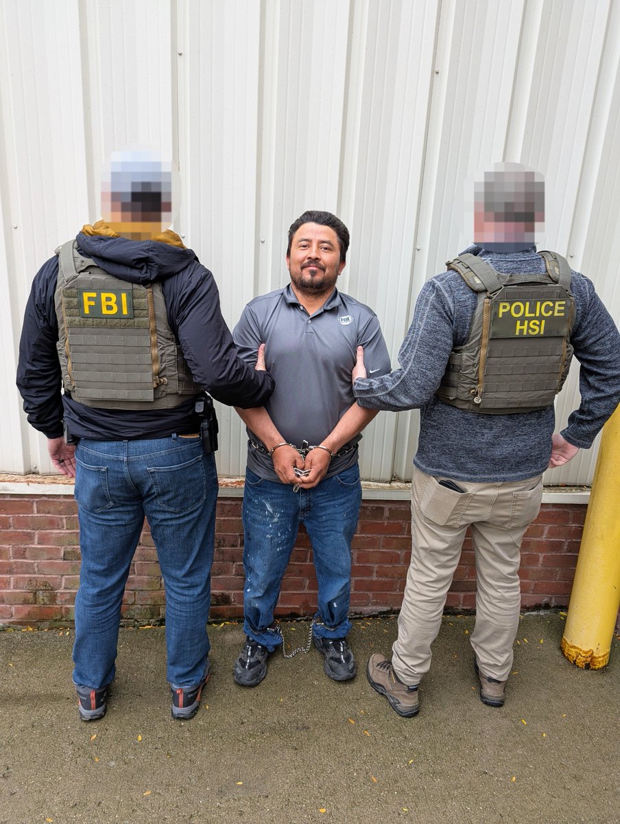 FBICincinnati's tweet photo. Today FBI Cincinnati, @HSICincinnati, @USMarshalsHQ, and agents from the Homeland Security Task Force arrested William Noe Cuellar Montufa, a criminal illegal alien from Guatemala with two previous sex crime convictions. Cuellar is wanted for murder in Guatemala and was previously removed from the U.S.