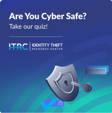 Are you as cyber-safe as you think? Our Cyber-Hygiene Quiz helps you find out. In just a few minutes, you can test your knowledge of phishing, passwords, social media privacy, and data protection — and get tips to improve your digital habits. 
👉  idtheftcenter.org/are-you-cyber-…