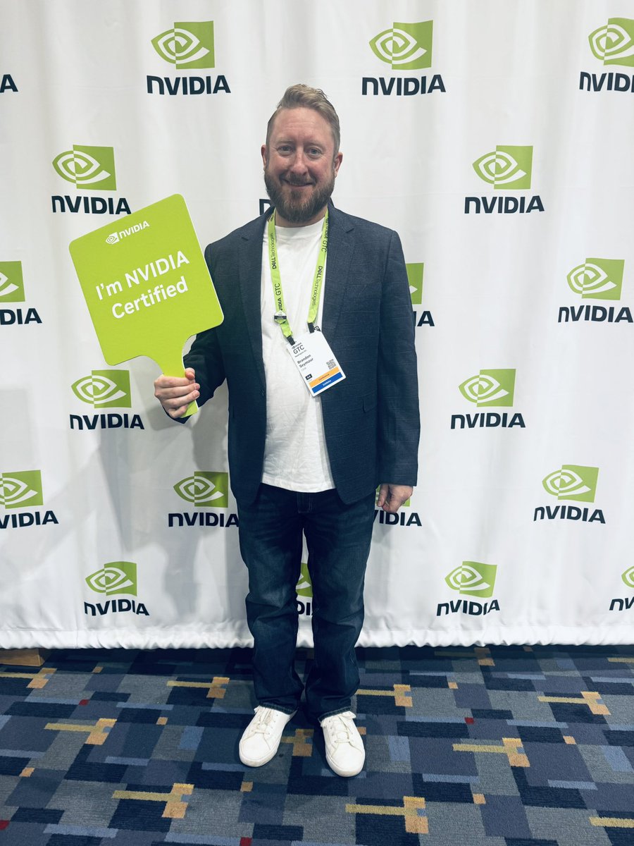 Certified! <a href="/nvidia/">NVIDIA</a> <a href="/CDWCorp/">CDW Corporation</a> #NVIDIAGTC