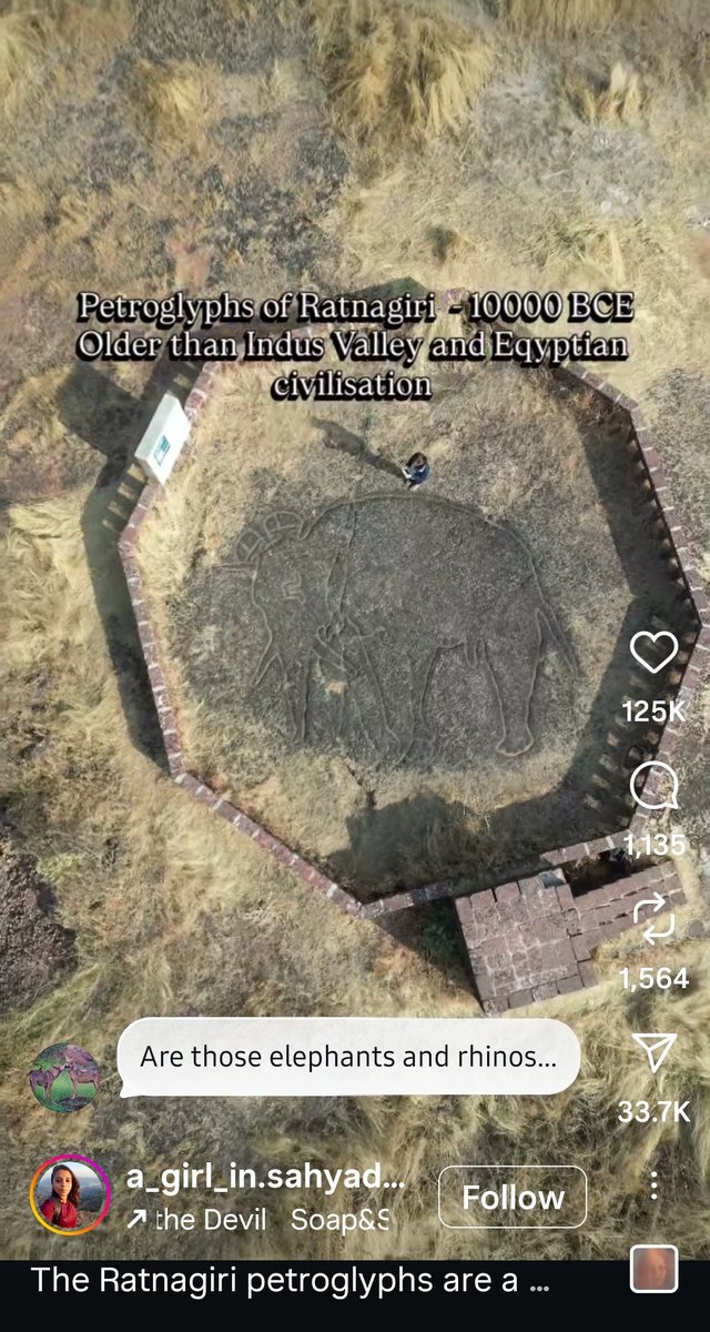 And ASI allows you to stand on these 10000 BCE petroglyphs 🤣🤣🤣
Only in India 😭😭😭

ASI is one of the worst govt. organisations. It's constantly allowing India's rich heritage to crumble away.