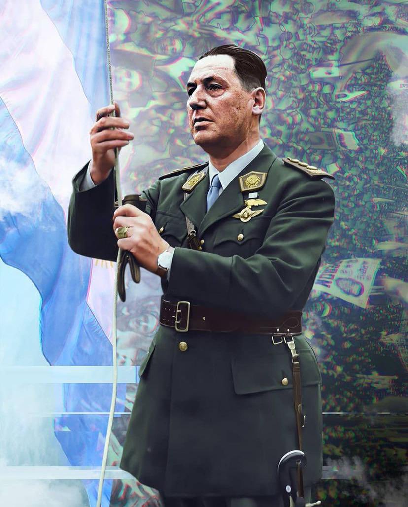 ElVengador1945's tweet photo. "La felicidad del Pueblo y la grandeza de la Nación se fundan en la Justicia Social, la Independencia Económica y la Soberanía Política."

Juan Domingo Perón 🇦🇷 https://t.co/ImEIJOMwLz