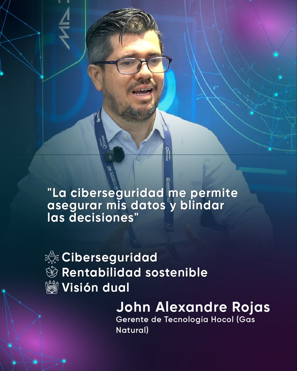 En #ANDICOM40, líderes como Olga Lucía López (ISA), John Alexandre Rojas (Hocol) y Jover Alonso Cabrales (CENS – Grupo EPM) compartieron cómo están desbloqueando capacidades digitales para impulsar el futuro del sector minero energético.

Su mensaje fue claro:
La transformación
