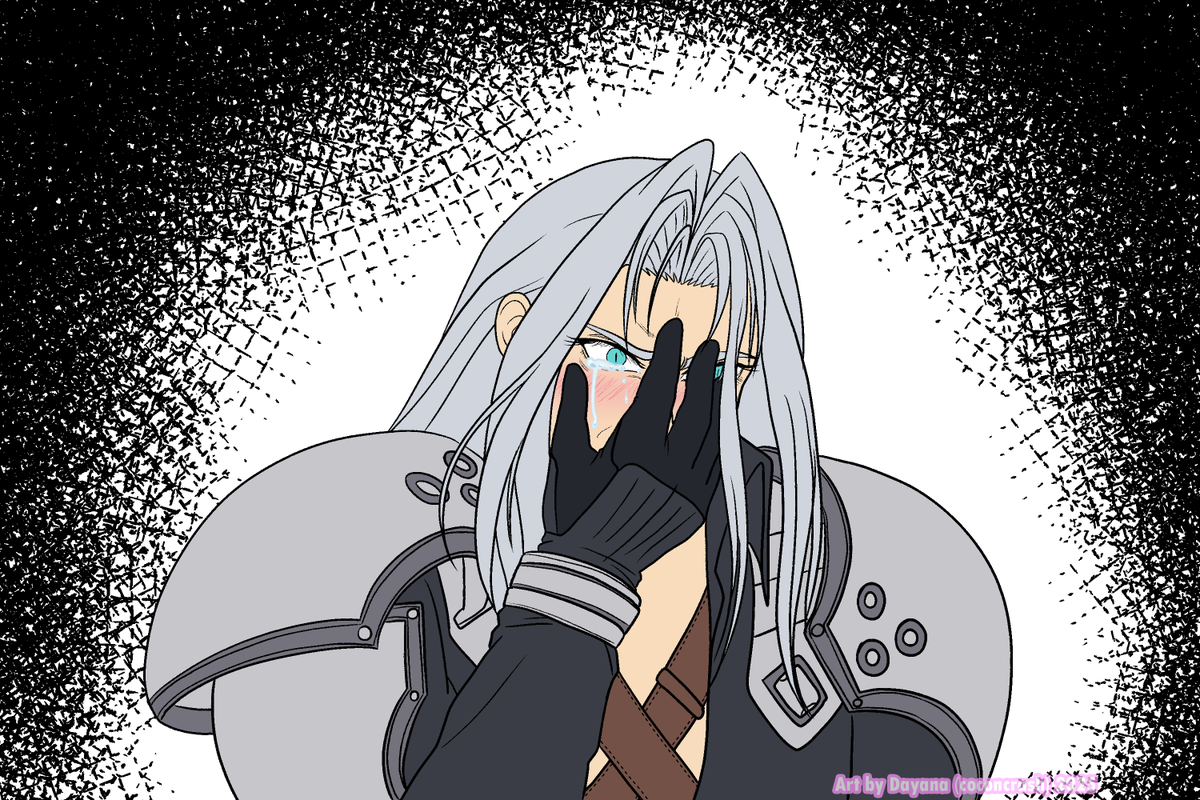 DayanaHormazab3's tweet photo. Day 3 - Grief - The pain of a half-truth.  #SephirothWeek #Sephiroth #FinalFantasyVII #FF7 https://t.co/ZjLgKDD7GJ