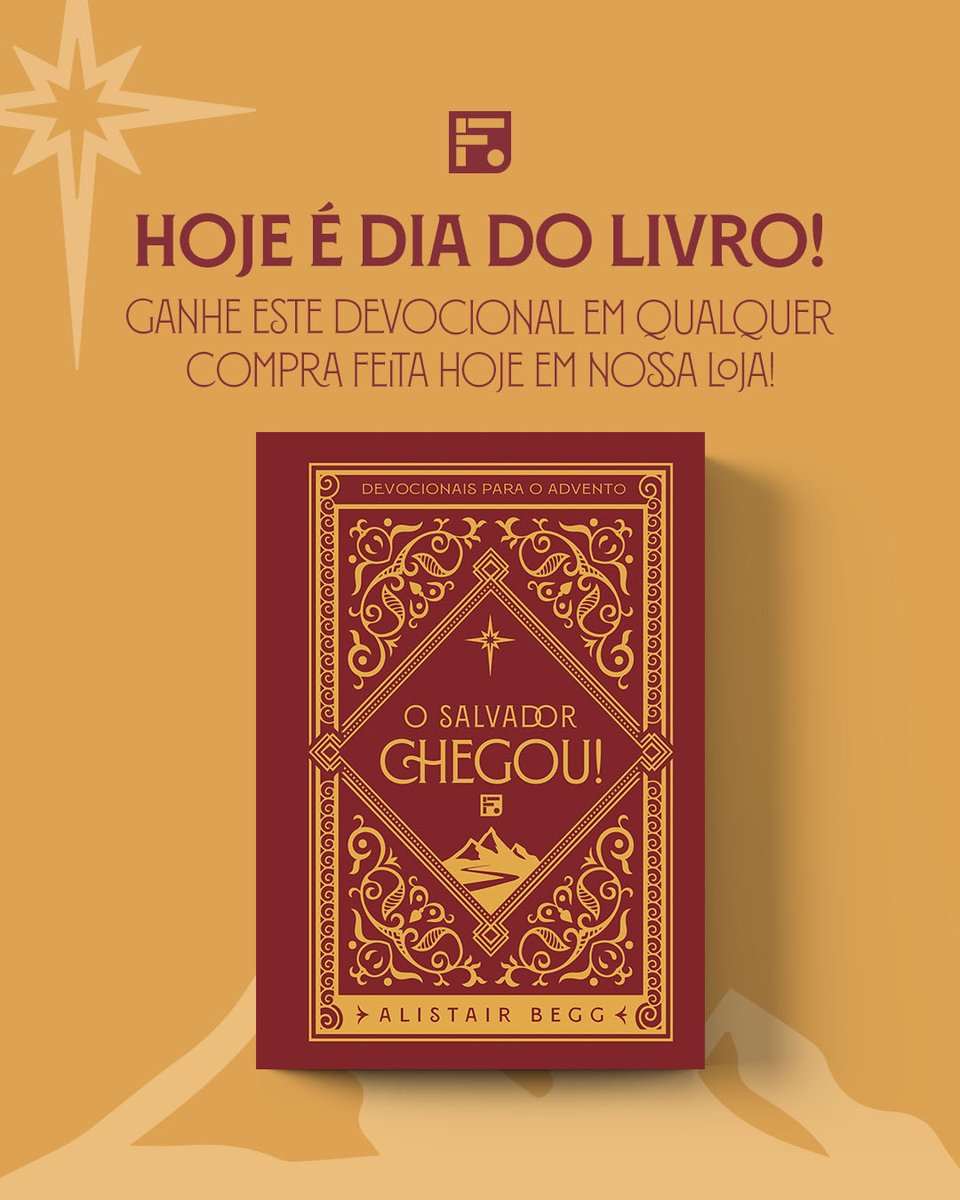 editorafiel's tweet photo. ✨ Um presente especial neste Dia do Livro!

Em todo pedido realizado hoje, você ganha o devocional O Salvador Chegou, de Alistair Begg.
Aproveite também os descontos da nossa Black November!

Acesse: https://t.co/t4idYAe3jq https://t.co/deeRUDSyto