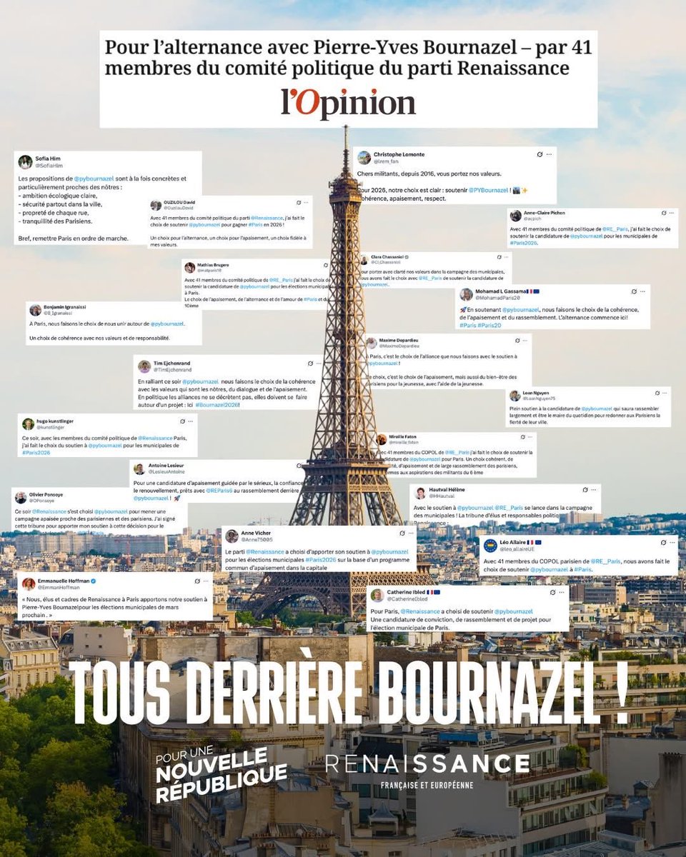 Tous derrière Pierre-Yves Bournazel !