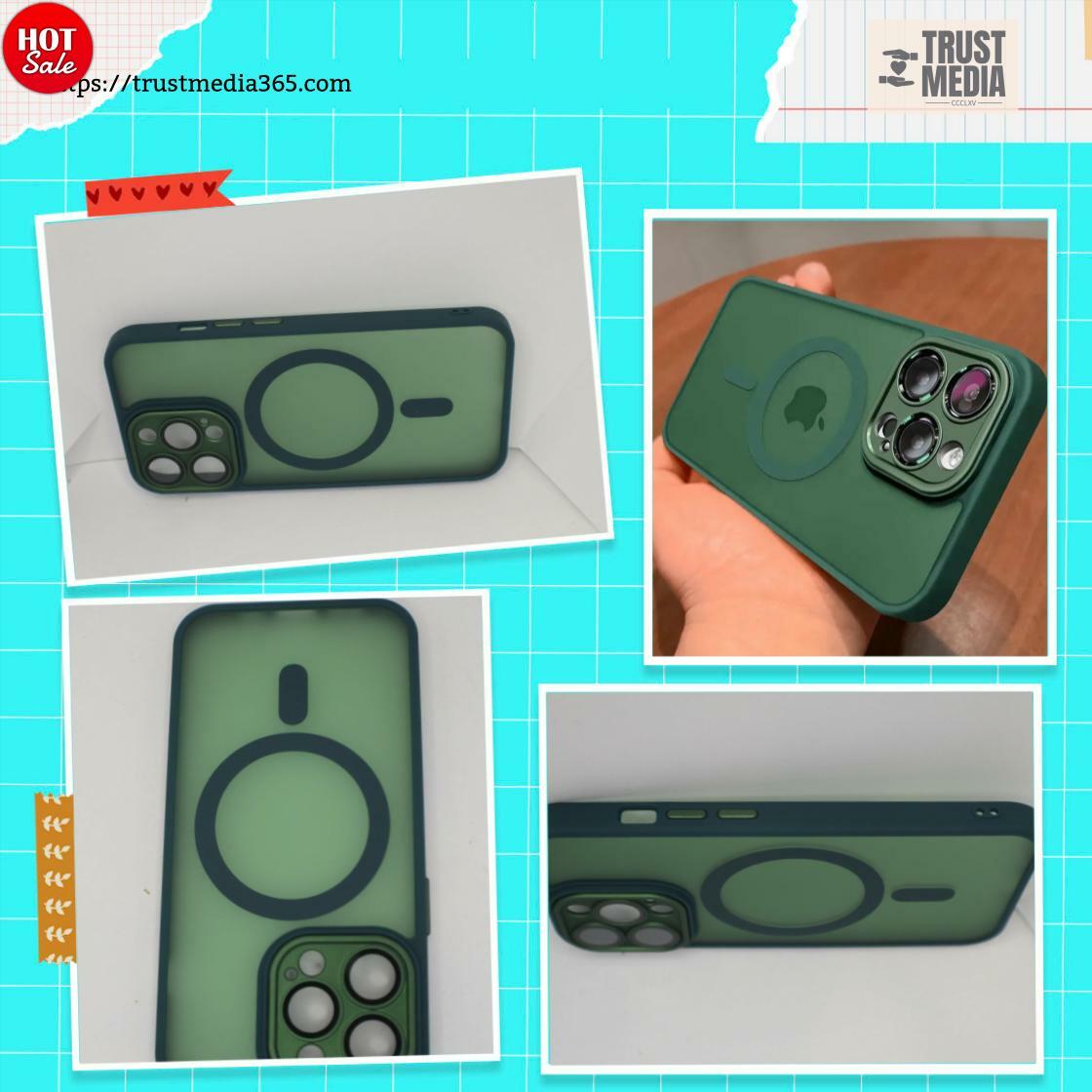 TrustMedia365's tweet image. Protect your lenses with our Matte Armor Magnetic Wireless Shockproof Cover in Matte Green for just $16.08. Elevate your style and safeguard your gear today! #LensProtection #AutomotiveAccessories

Shop Now trustmedia365.com/products/matte…