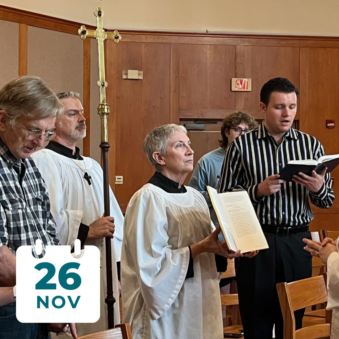 Thanksgiving Eve Holy Eucharist
Wednesday, Nov. 26
7 p.m., Bethell Hall
As we pray every week, “It is good to give God thanks,” which we will do especially on this day. Reception to follow. Childcare available. Garage parking free for those attending worship.