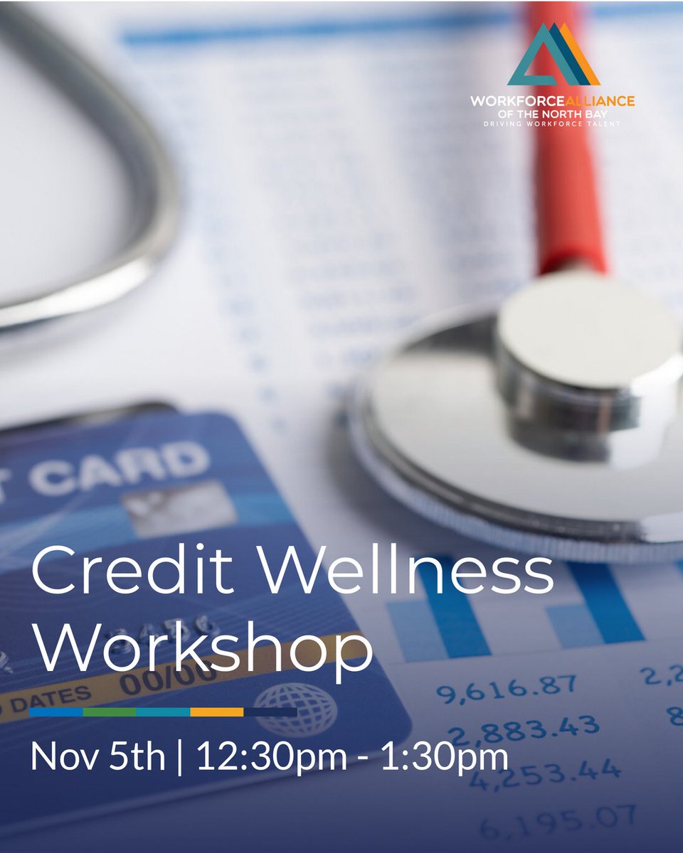 Join us at CareerPoint Marin for a free Credit Wellness Workshop in partnership with Community Action Marin.
🕧 12:30 PM – 1:30 PM
💬 Learn how to better understand your credit, improve your score, and build long-term financial stability.
All are welcome!