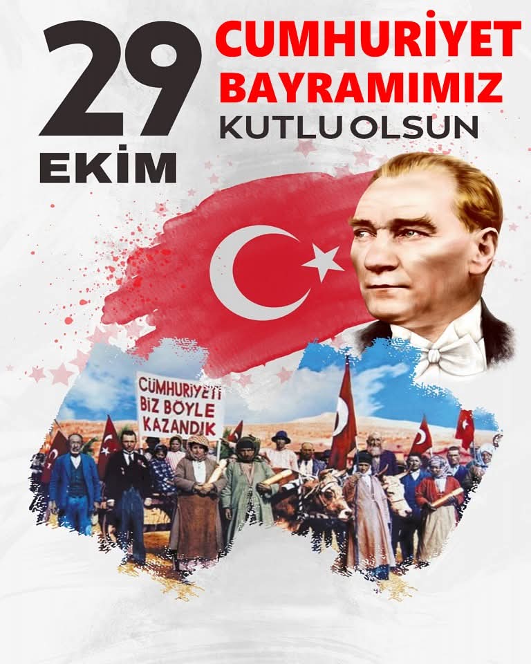 29 ekim cumhuriyet bayramımız kutlu olsun