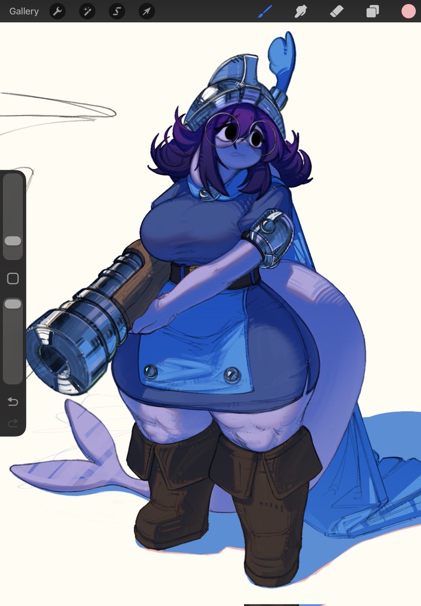 kambi's celia but cosplayed as musketeer from clash because.. im cringe..