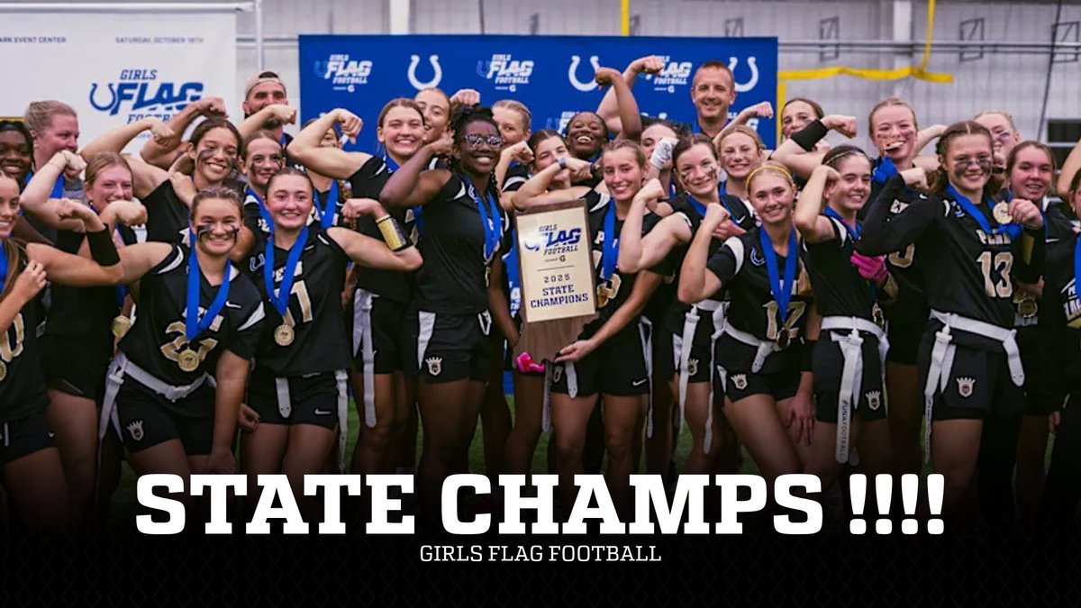 Join Penn High School in celebrating our Kingsmen Girls Flag Football Team winning Indiana's first State Championship in the sport as an IHSAA emerging sport.

Community Celebration
🏆️Thursday, Oct. 30
🏆️7 p.m. (doors open at 6:40 p.m.)
🏆️Penn High School Arena