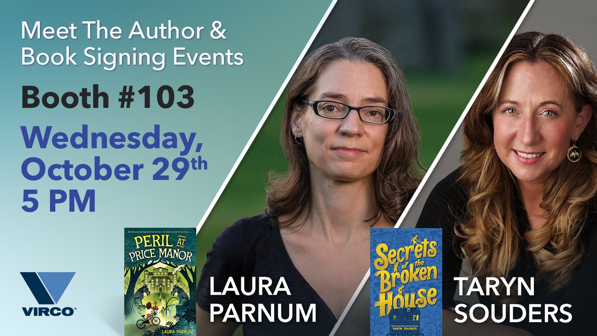 Join Virco at FAME 2025 for an author meet &amp; greet and 📚 book signing! Come chat with talented writers and get your hands on signed copies of their latest releases!

🗓 October 29
📍 Booth #103
✨ 5 PM – Laura Parnum &amp; Taryn Souders