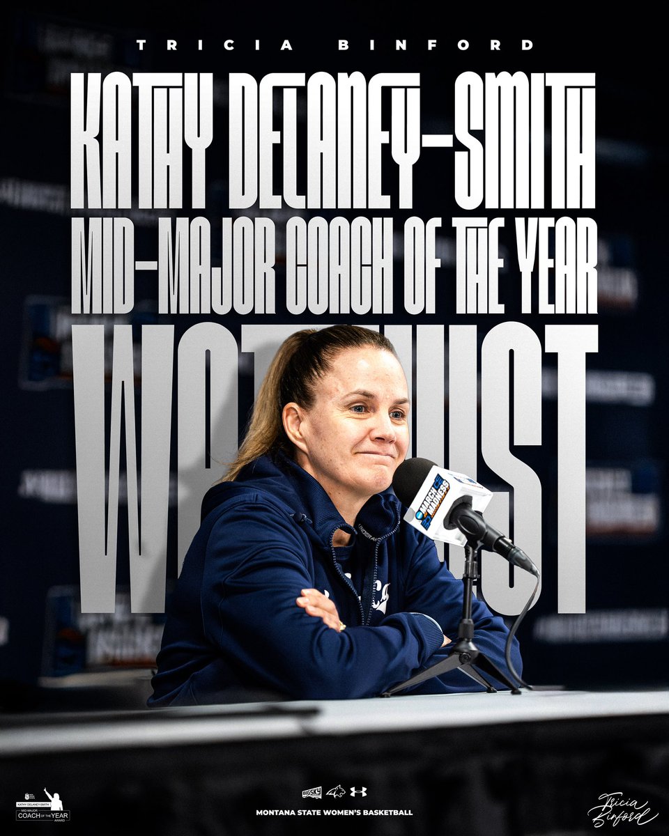 National recognition for our goat 🤩

<a href="/CoachBin/">Tricia Binford</a> has been named to the Kathy Delaney-Smith Mid-Major Coach of the Year Watch List

#4Eachother | #GoCatsGo