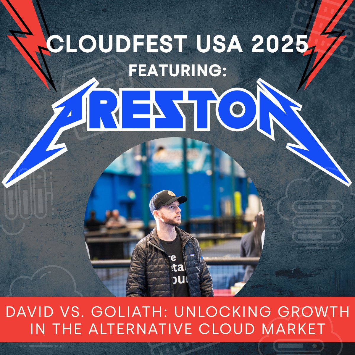 LimestoneInc's tweet image. The giants have scale. We have strategy.
Catch Preston Gosdin, CEO of Limestone Networks, at #CloudFest for:
⚔️ David vs. Goliath: Unlocking Growth in the Alternative Cloud Market
🗓️ Nov 6 | 2:40–3:15 PM (EST)
📍 WebPros Stage | Room One
#LSNMetal #AlternativeCloud