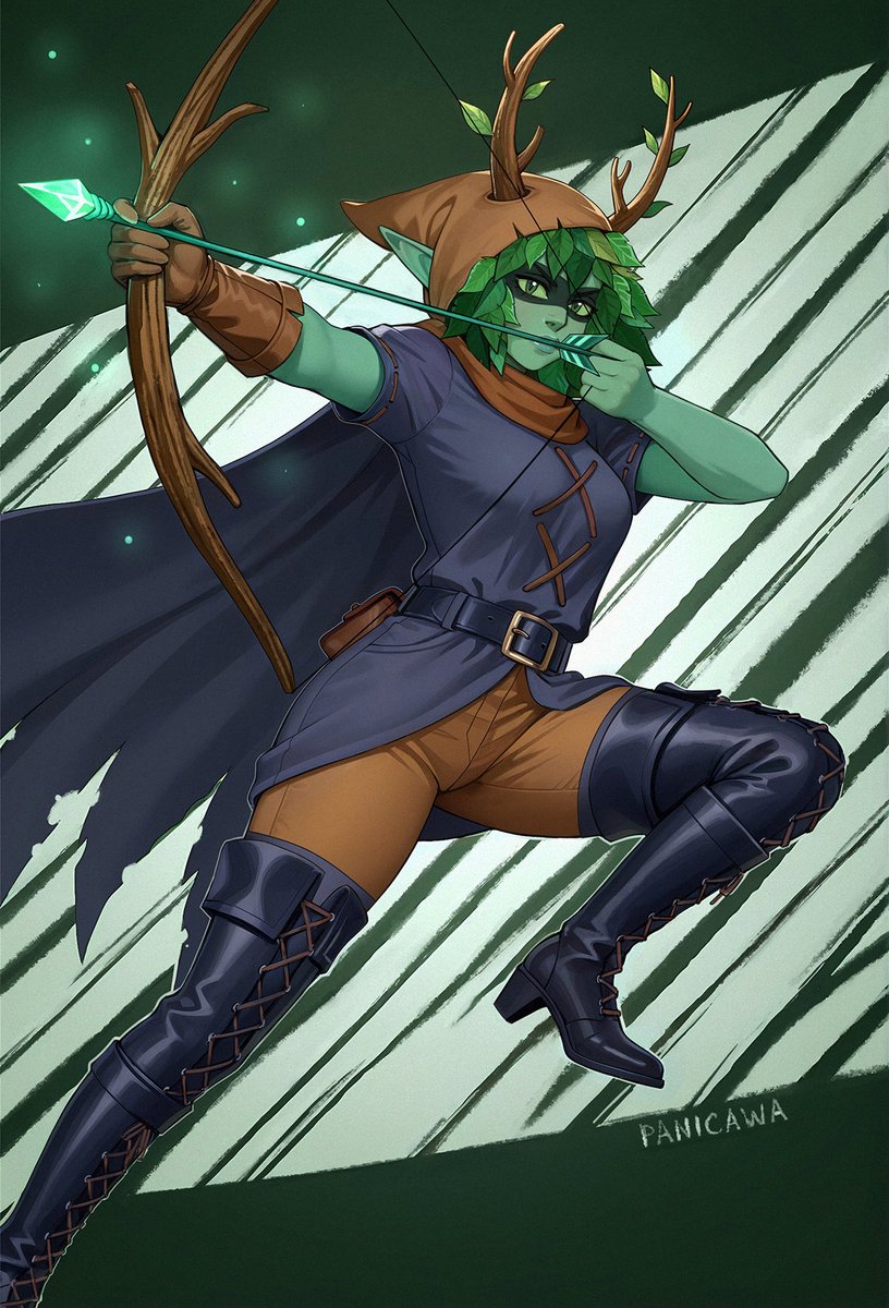 panicawa's tweet image. Huntress Wizard 🏹