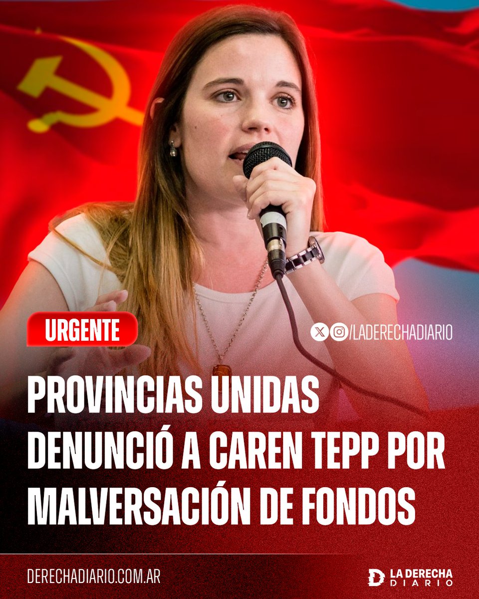 🚨🇦🇷 | #URGENTE El bloque de Provincias Unidas denunció a la kirchnerista comunista por malversación de fondos utilizados para publicidad en internet a favor de los candidatos de Fuerza Patria en Santa Fe, con pagos de hasta $21.855.000.