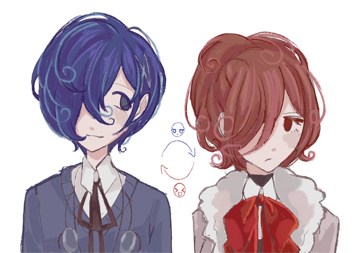 Personality swap ❤️💙
