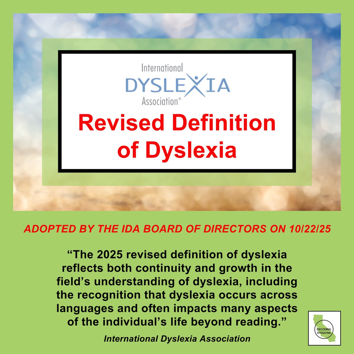 Decoding Dyslexia CA tweet media