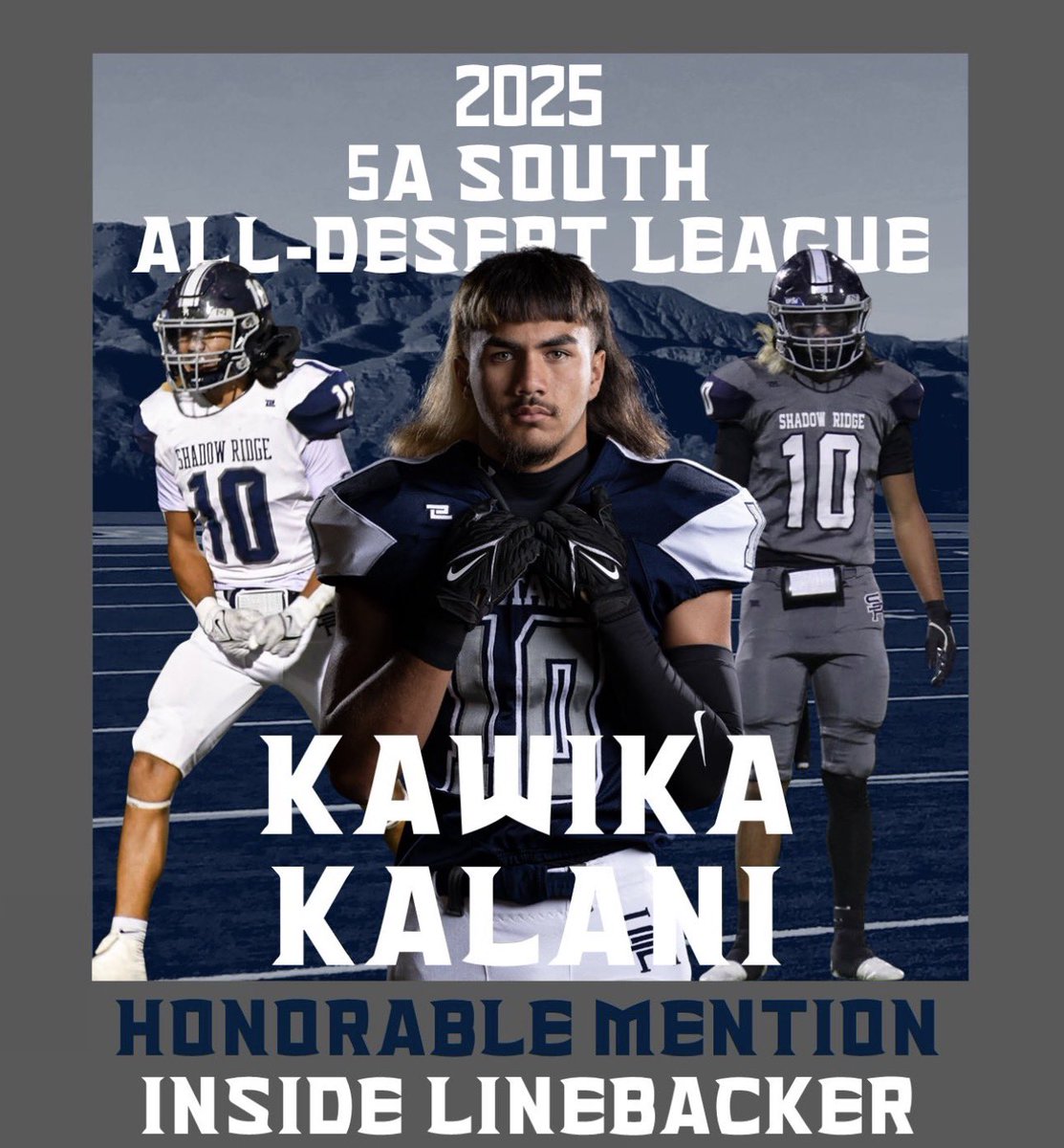 Named Honorable Mention in the 5A South Division. Back to work.

<a href="/PrepRedzoneNV/">Prep Redzone Nevada</a> <a href="/BrandonHuffman/">Brandon Huffman</a>