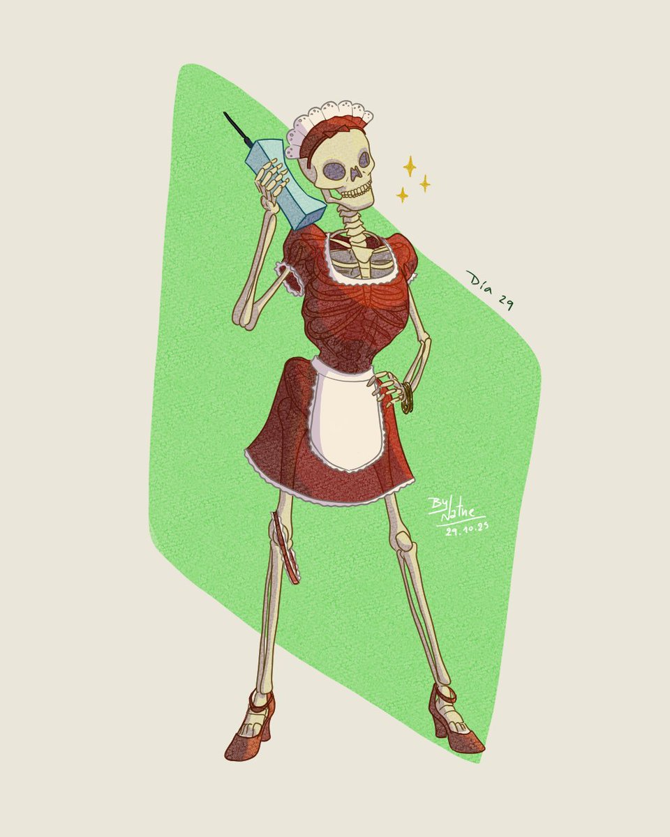 NatheSinNumero's tweet image. Día 29: Esqueleto 

Últimos tres dibujos!

Hoy traigo a la diva de divas, Bonehilda!

#inktober #theSims #makingMagic #bonehilda #LosSims #Sims #magiapotagia