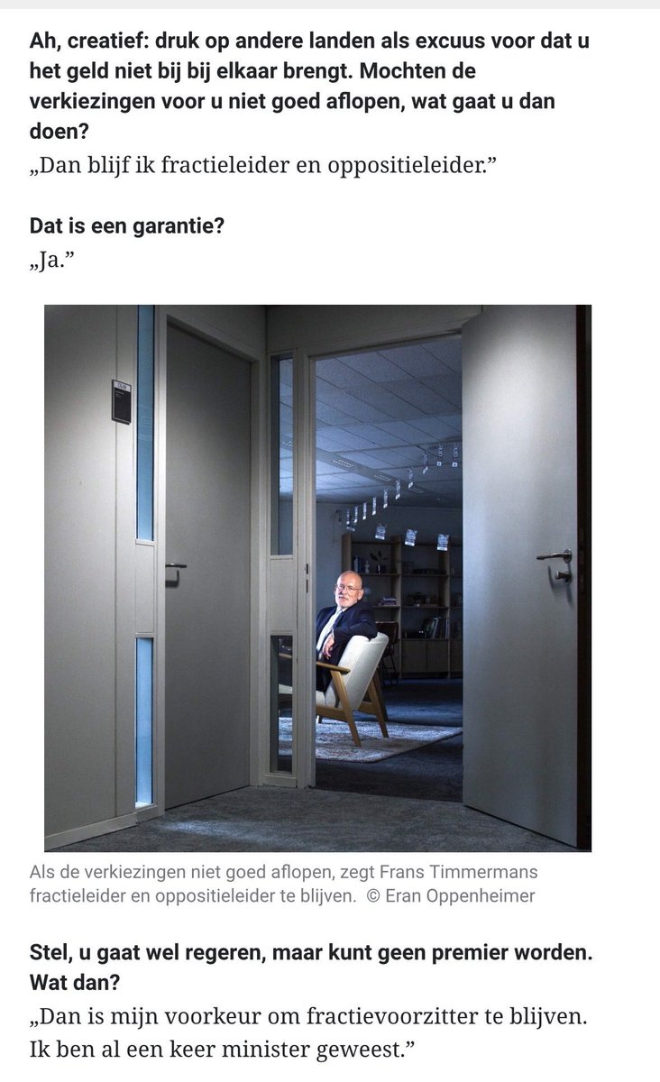 Fascinerend inkijkje in politiek leiderschap.