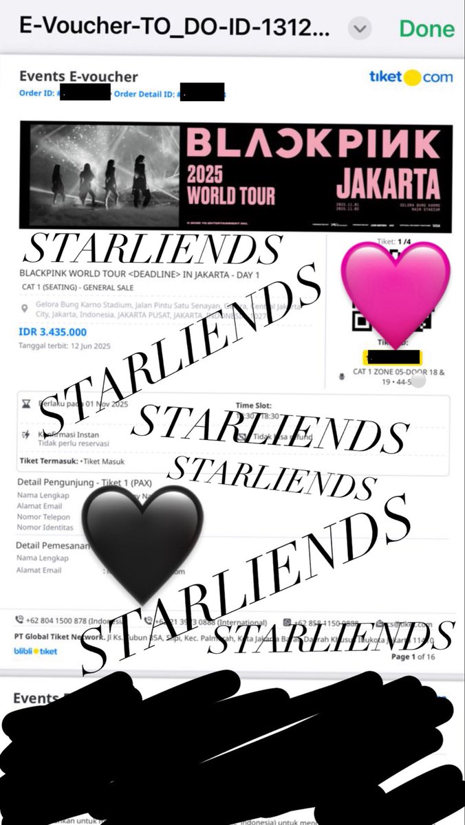starliends's tweet photo. WTS 1 TIX DAY 1 cat 1 door 18-19 row 44 sn 5*, boleeh nego dikitt https://t.co/0hgt8owGIB
