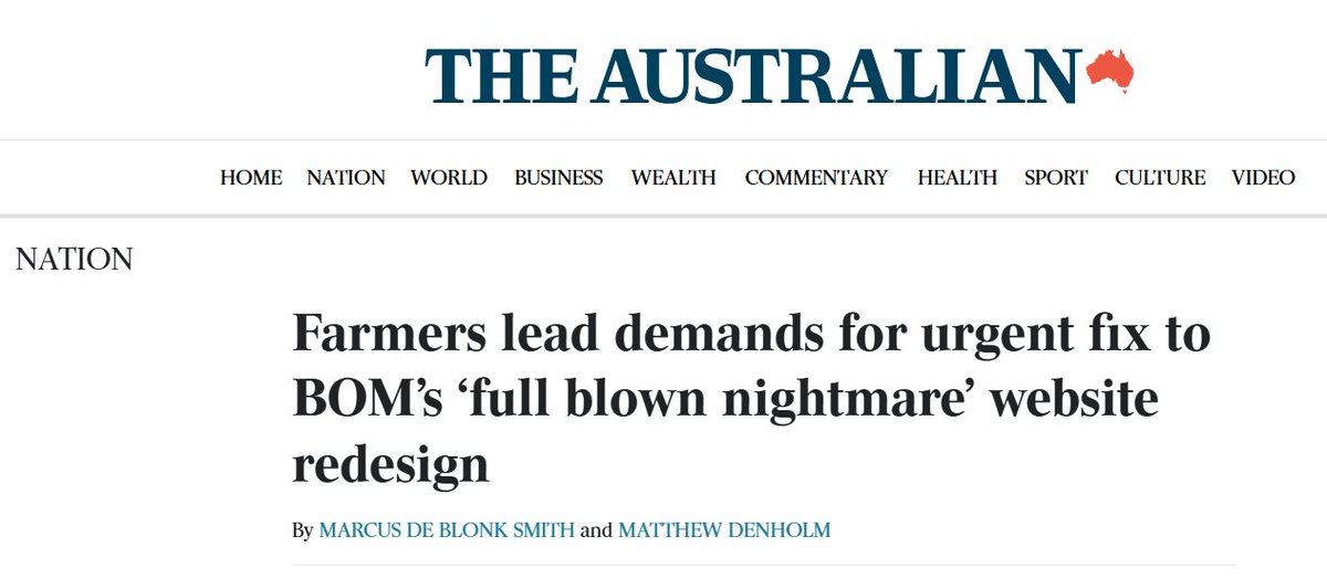 BOM’s ‘full blown nightmare’ theaustralian.com.au/nation/nats-le… via <a href="/australian/">The Australian</a> #BoM #weather #auspol