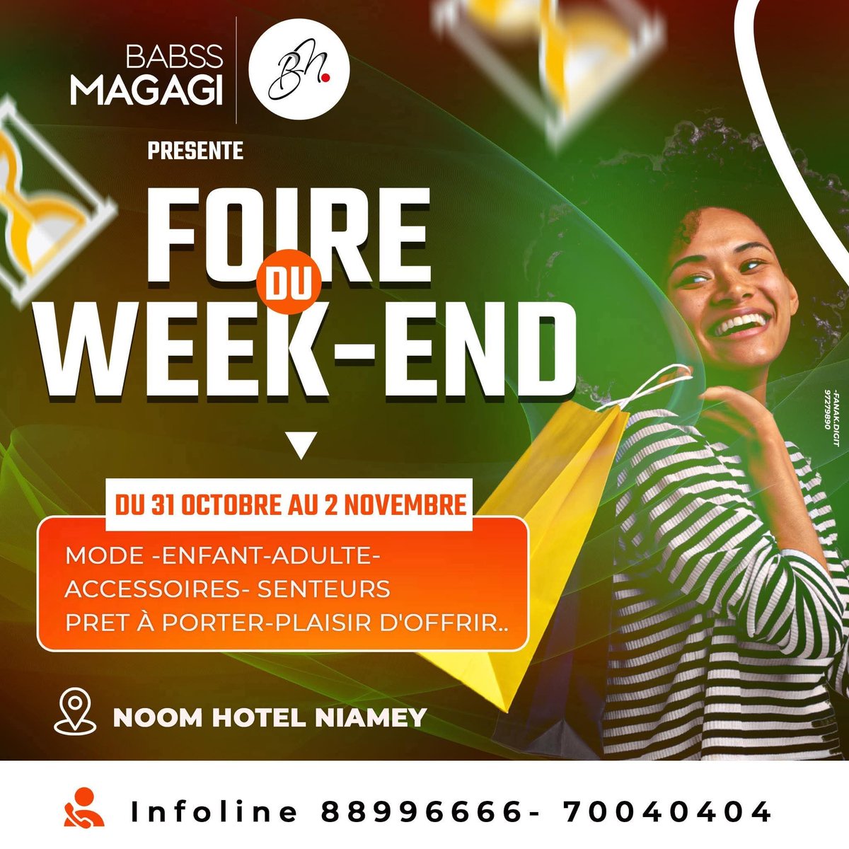 Octobre Rose &amp; Novembre bleu 

Une même cause, deux mois de sensibilisations contre le cancer.

Contact: +227 81318940
Prix: 2500fr

Rendez-vous à la foire du week-end de notre frère Babss Magagi du 31 au 2 novembre incha Allah.

Nous sommes Tatoo ❤️ 

#octobrerose #NOVEMBREBLEU